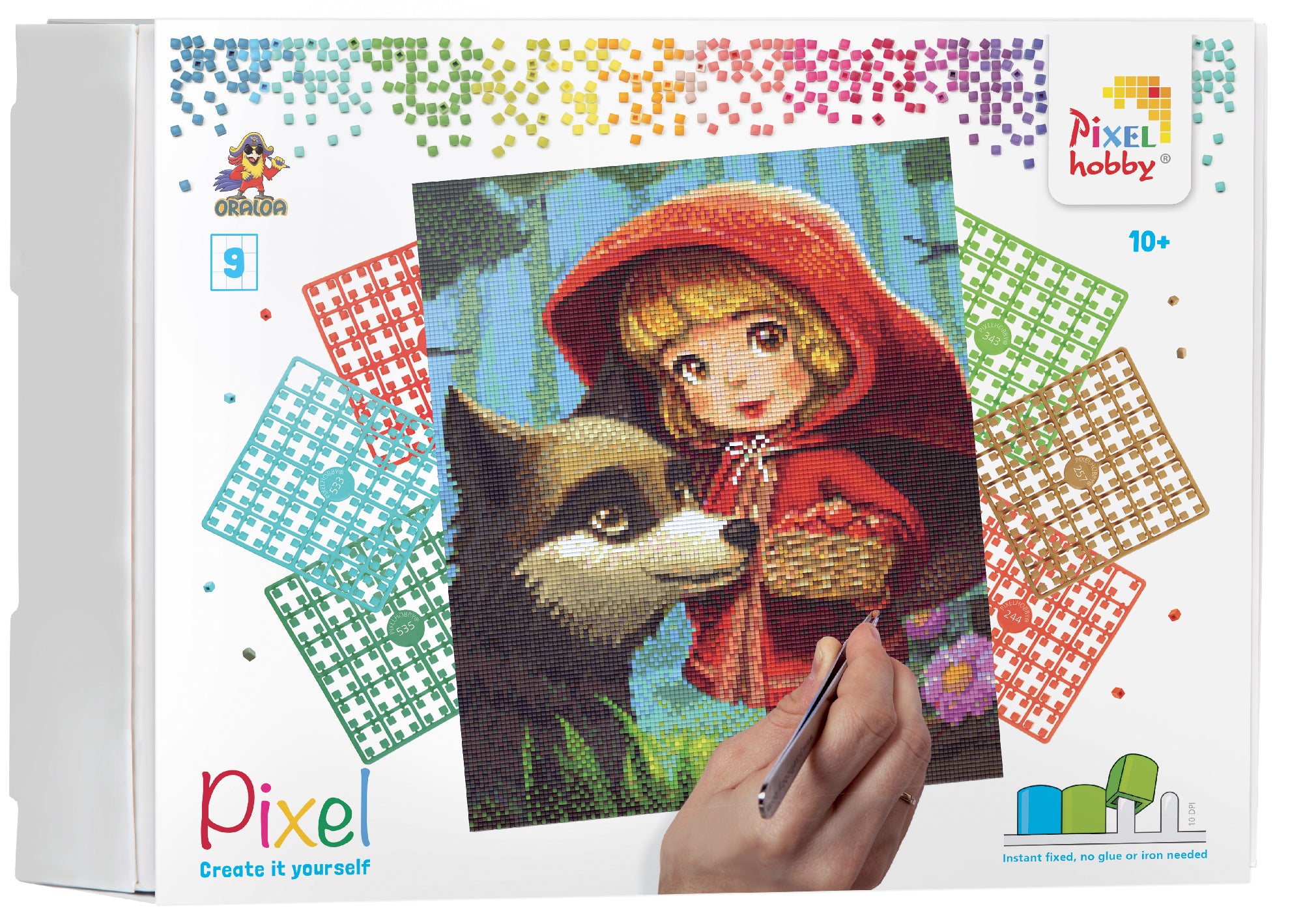 Pixel Hobby Oraloa - Roja y su lobo