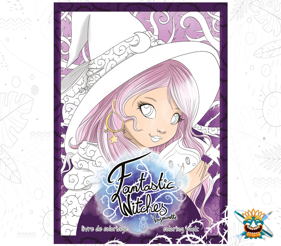 Vayounette Fantastic Witches Coloring Book