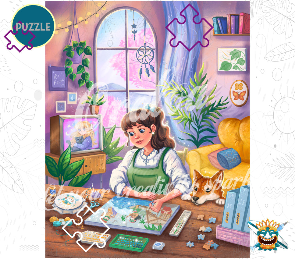 Puzzle 1000 pièces: Just You with Oraloa