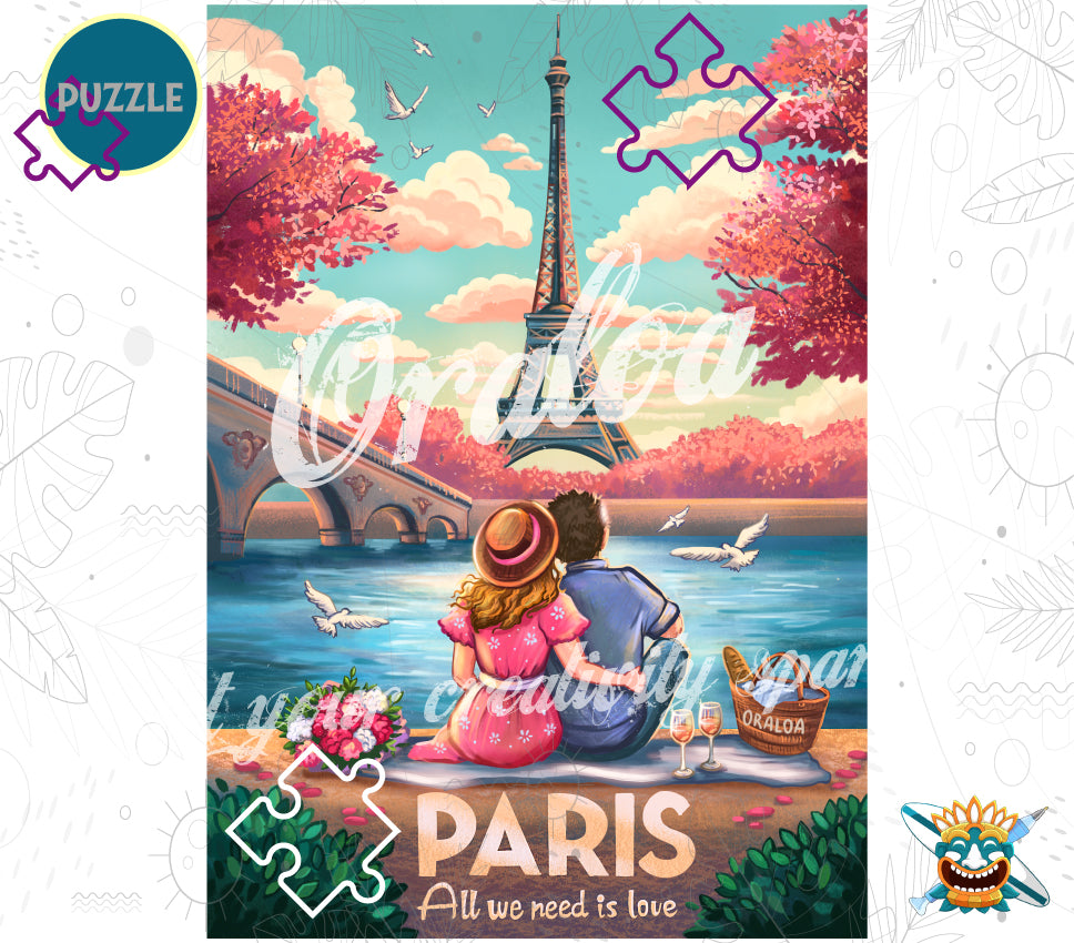 2000 piece puzzle: Paris