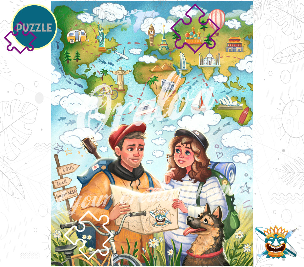 Puzzle 1000 pièces: World Dream