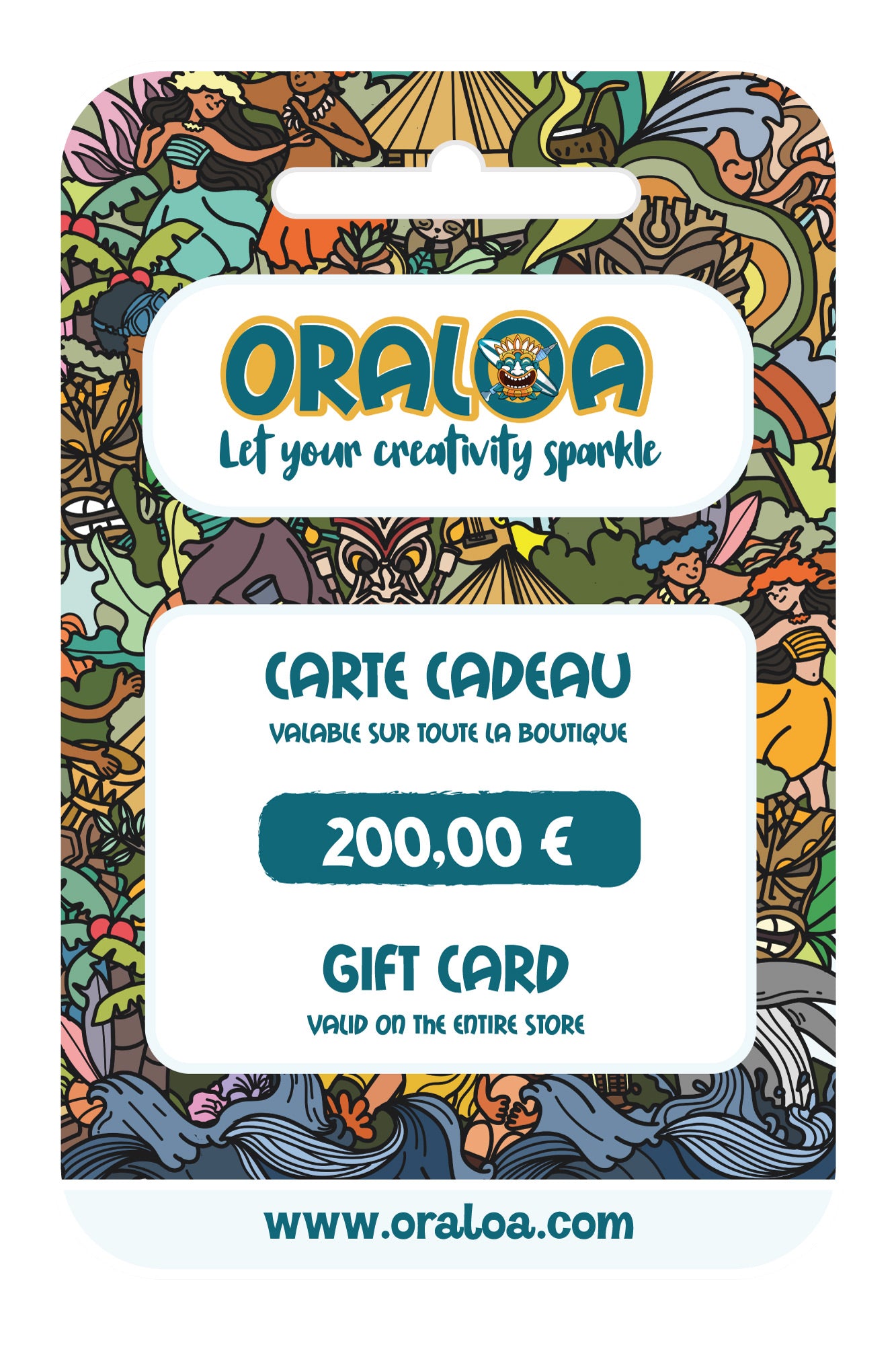 Carte Cadeau Oraloa