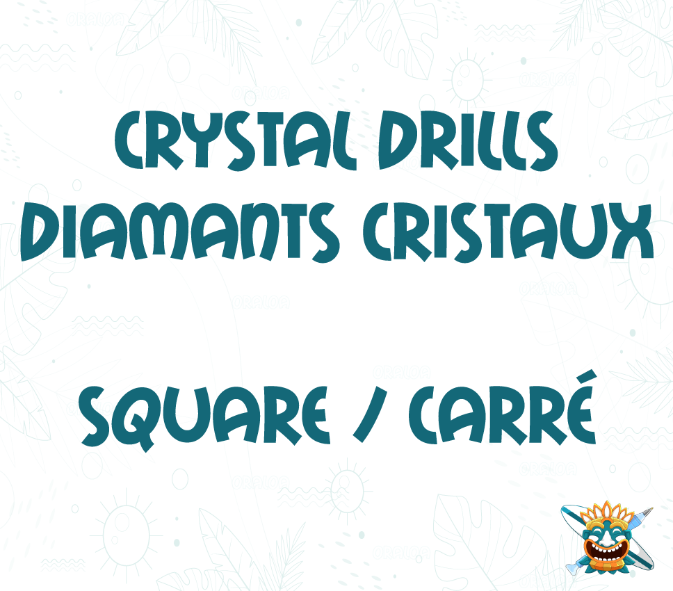 Quadratische Kristalldiamanten