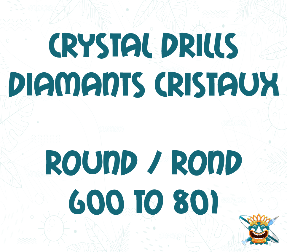Runde Kristalldiamanten - 600 bis 801