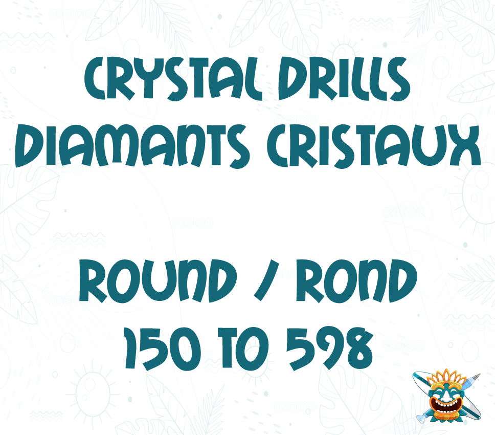 Diamantes de cristal redondos - 150 a 598