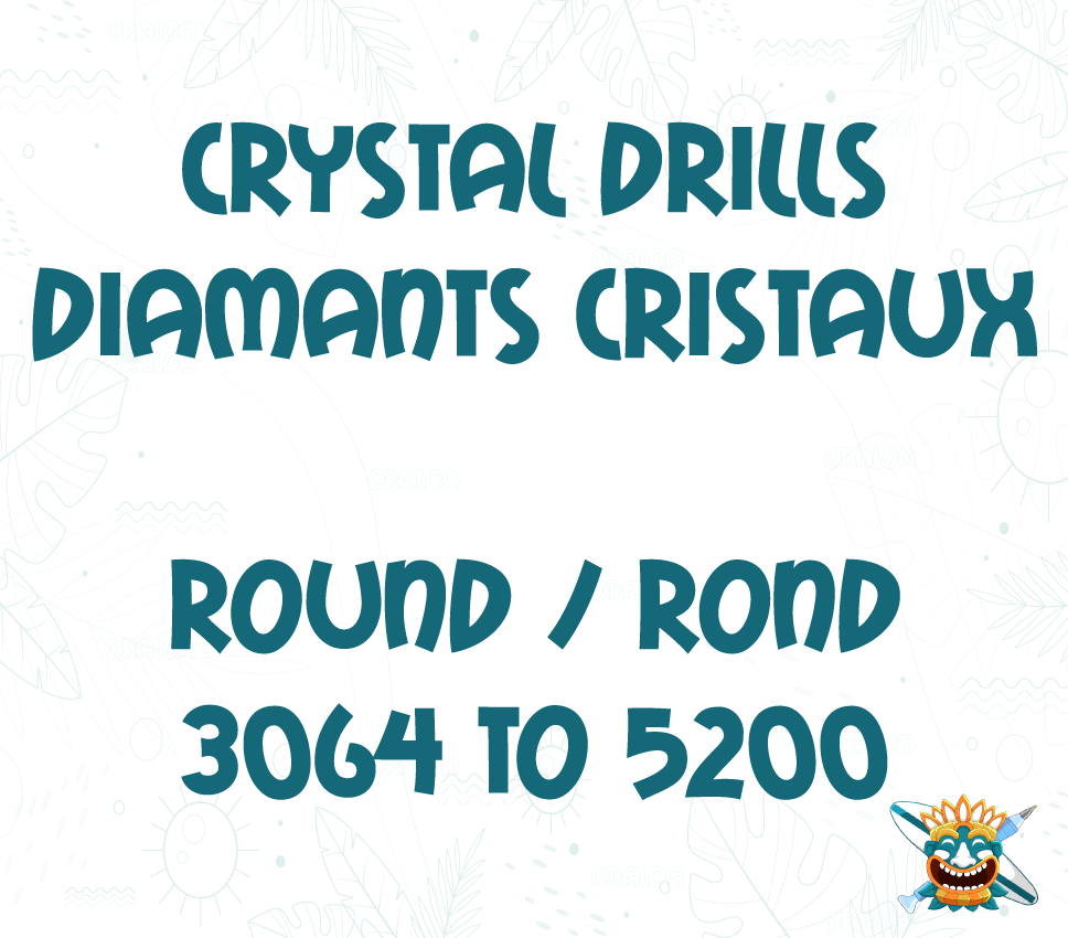 Diamantes de cristal redondos - 3064 a 5200