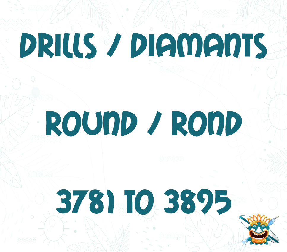 Diamantes redondos 3781 a 3895
