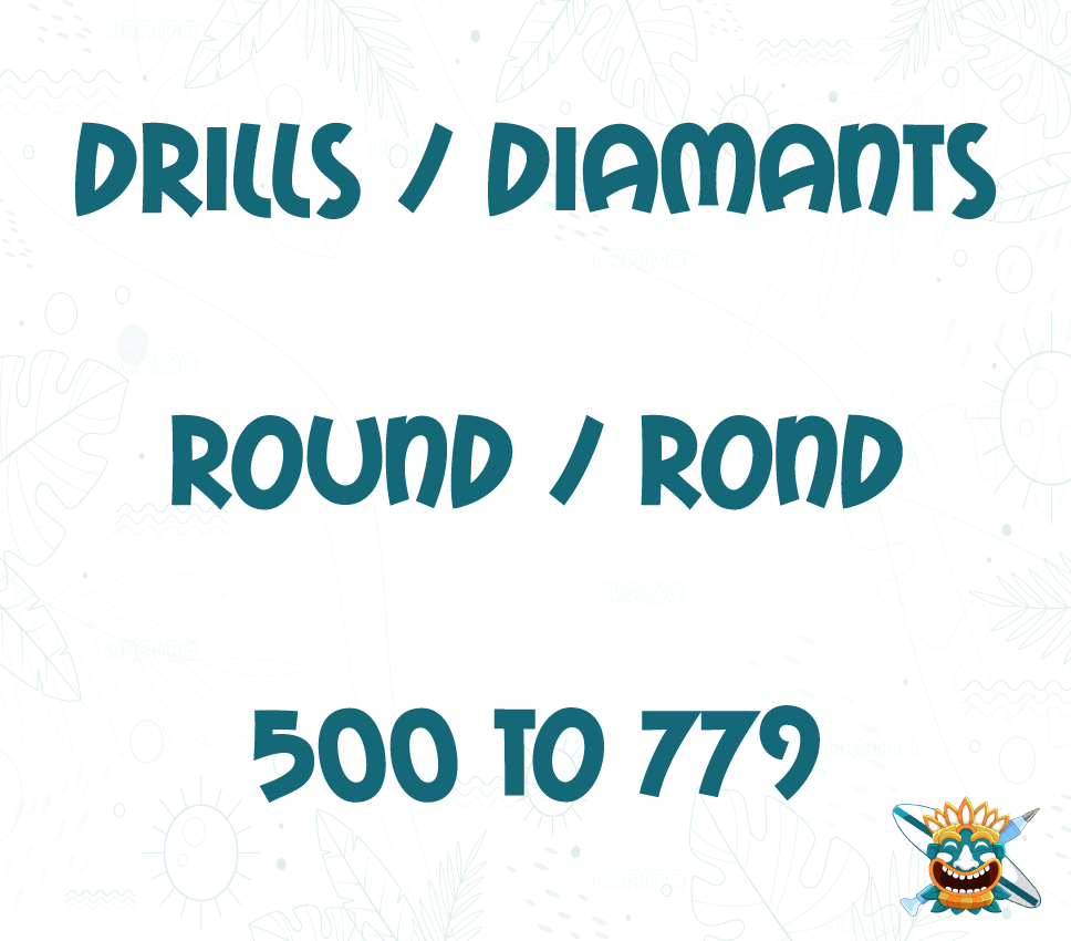 Diamants ronds 500 à 779