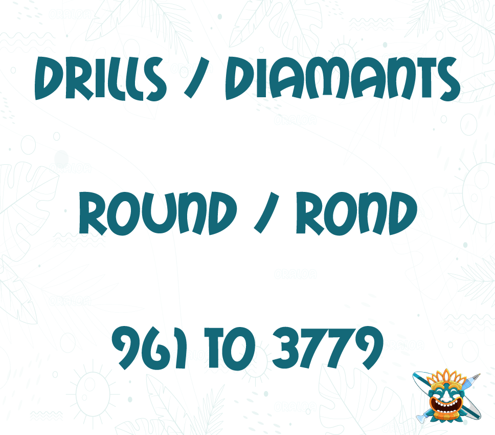 Diamants Ronds 961 à 3779